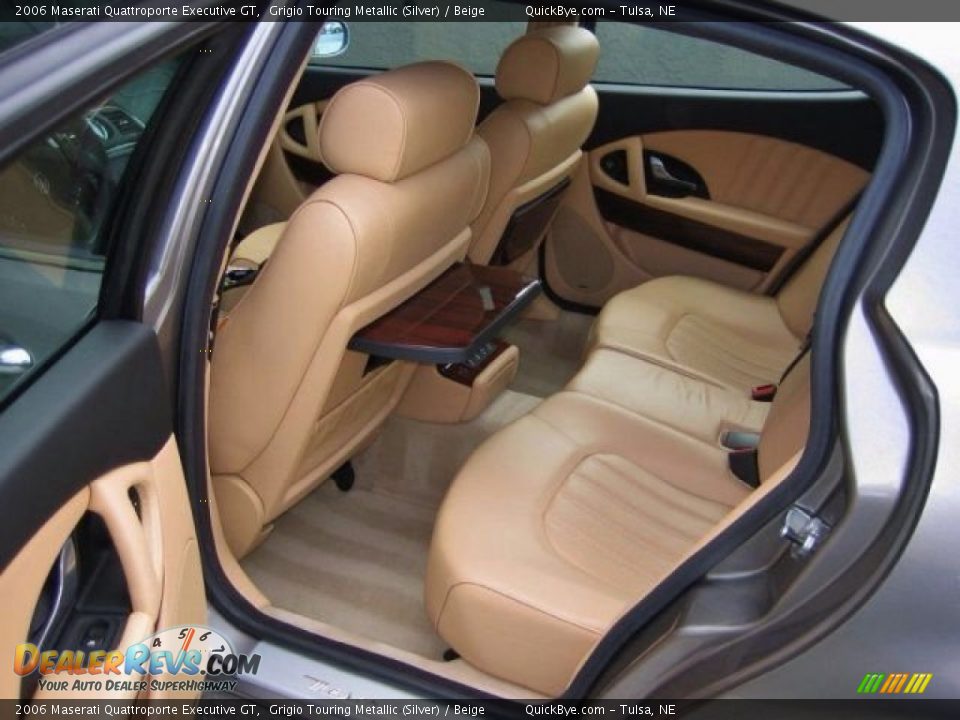 2006 Maserati Quattroporte Executive GT Grigio Touring Metallic (Silver) / Beige Photo #10