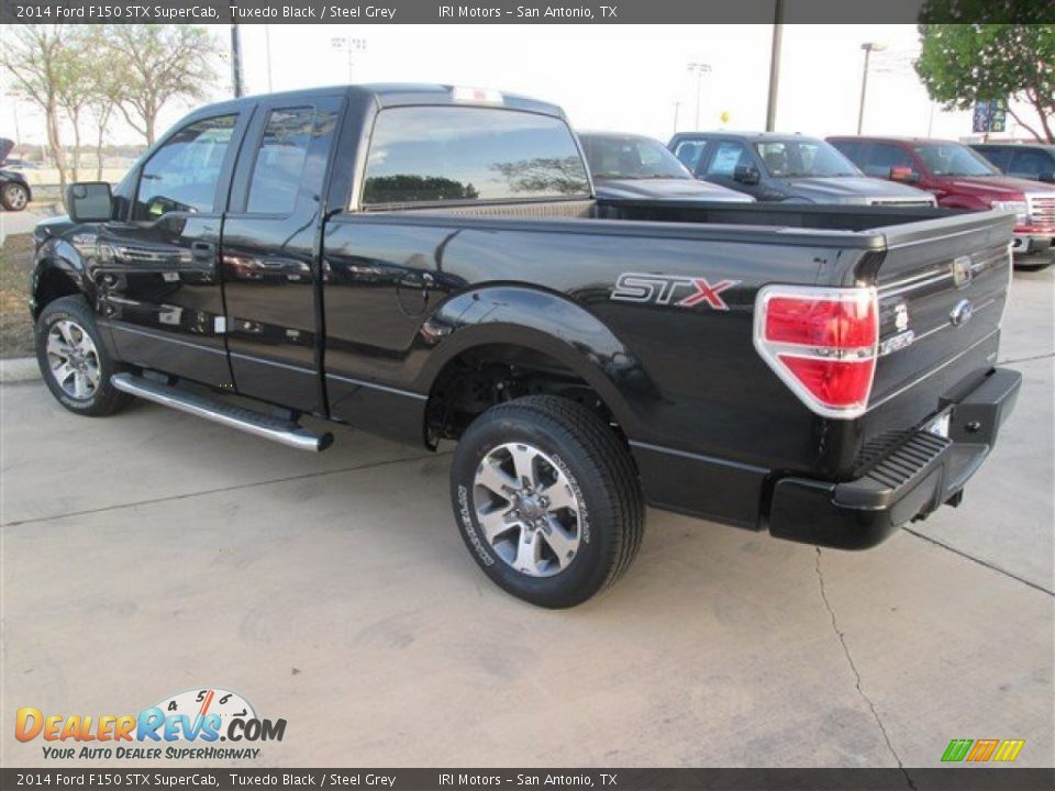 2014 Ford F150 STX SuperCab Tuxedo Black / Steel Grey Photo #3