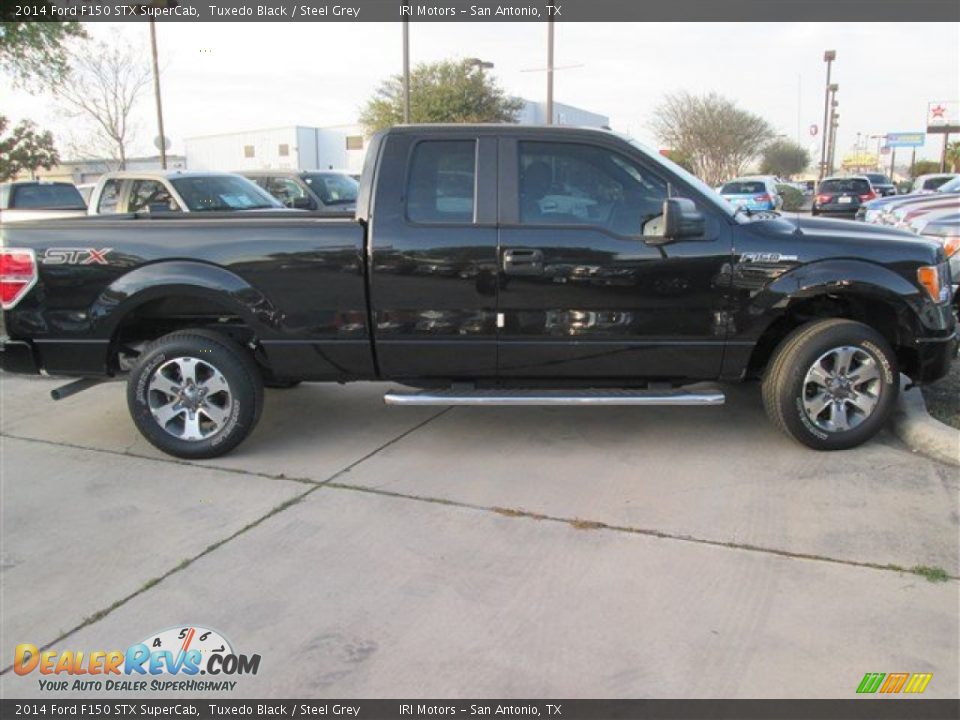 2014 Ford F150 STX SuperCab Tuxedo Black / Steel Grey Photo #5