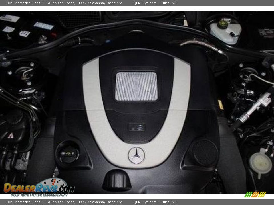 2009 Mercedes-Benz S 550 4Matic Sedan Black / Savanna/Cashmere Photo #9