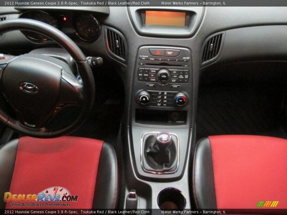 2012 Hyundai Genesis Coupe 3.8 R-Spec Tsukuba Red / Black Leather/Red Cloth Photo #24