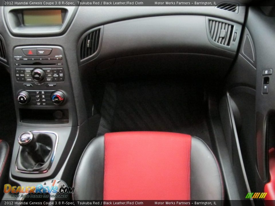 2012 Hyundai Genesis Coupe 3.8 R-Spec Tsukuba Red / Black Leather/Red Cloth Photo #25