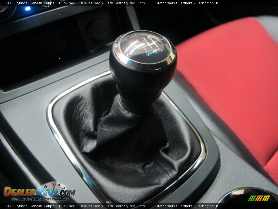 2012 Hyundai Genesis Coupe 3.8 R-Spec Tsukuba Red / Black Leather/Red Cloth Photo #31