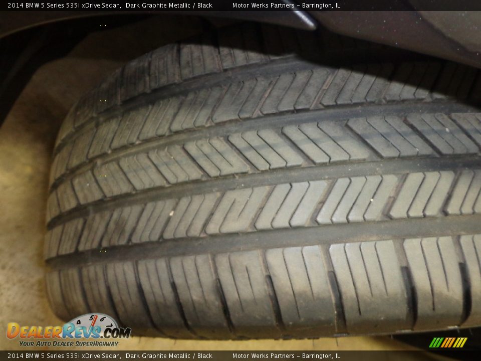 2014 BMW 5 Series 535i xDrive Sedan Dark Graphite Metallic / Black Photo #7