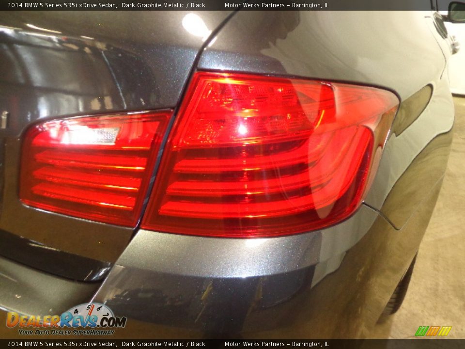2014 BMW 5 Series 535i xDrive Sedan Dark Graphite Metallic / Black Photo #10
