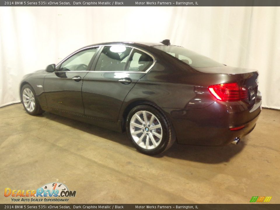2014 BMW 5 Series 535i xDrive Sedan Dark Graphite Metallic / Black Photo #16