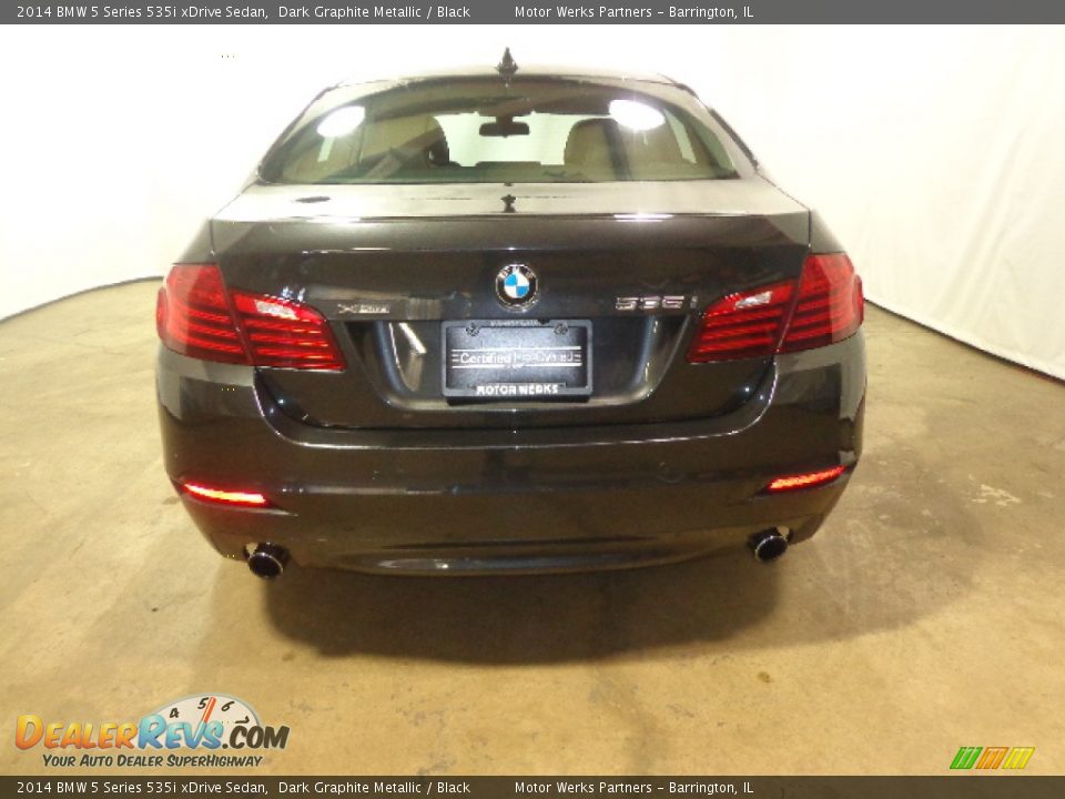 2014 BMW 5 Series 535i xDrive Sedan Dark Graphite Metallic / Black Photo #18