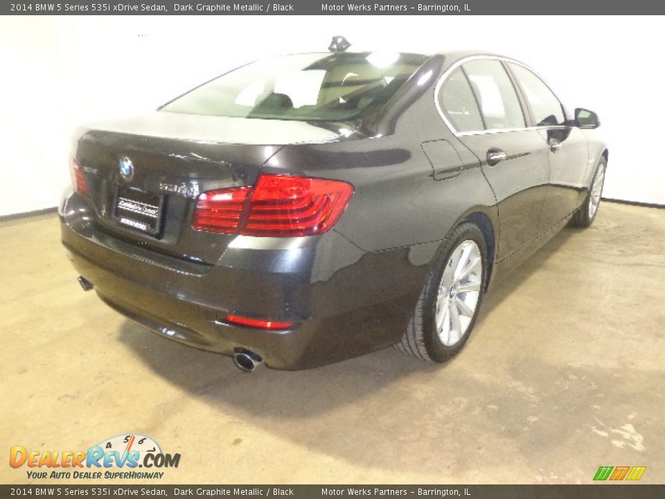 2014 BMW 5 Series 535i xDrive Sedan Dark Graphite Metallic / Black Photo #19