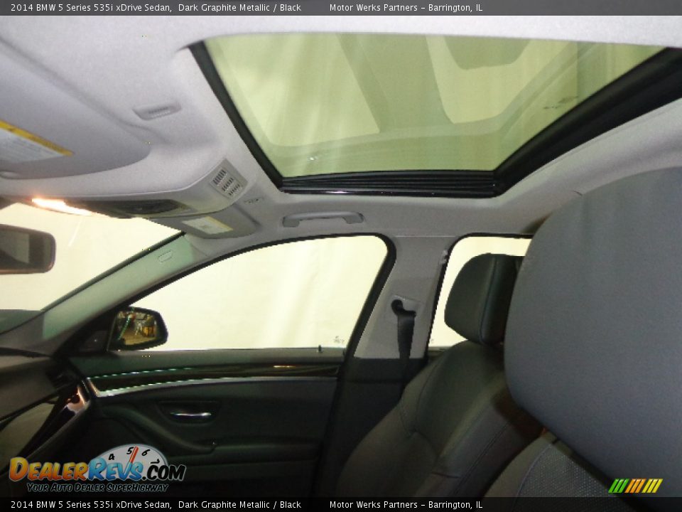 2014 BMW 5 Series 535i xDrive Sedan Dark Graphite Metallic / Black Photo #25