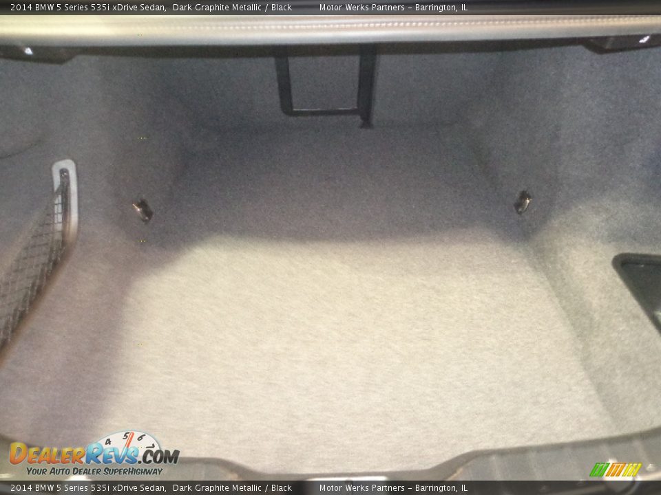 2014 BMW 5 Series 535i xDrive Sedan Dark Graphite Metallic / Black Photo #31