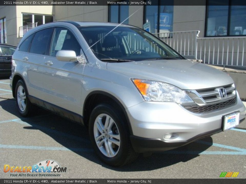 2011 Honda CR-V EX-L 4WD Alabaster Silver Metallic / Black Photo #1