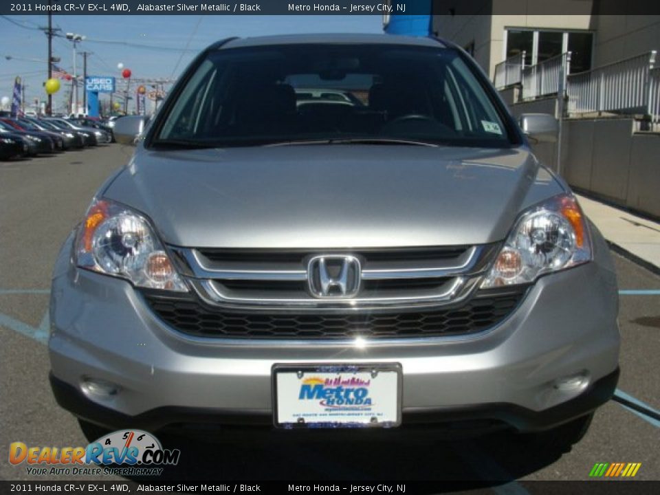 2011 Honda CR-V EX-L 4WD Alabaster Silver Metallic / Black Photo #2