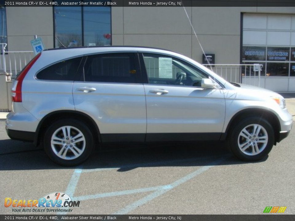 2011 Honda CR-V EX-L 4WD Alabaster Silver Metallic / Black Photo #3