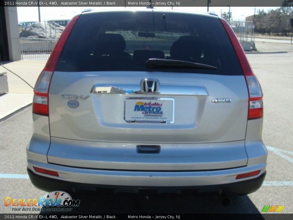 2011 Honda CR-V EX-L 4WD Alabaster Silver Metallic / Black Photo #5