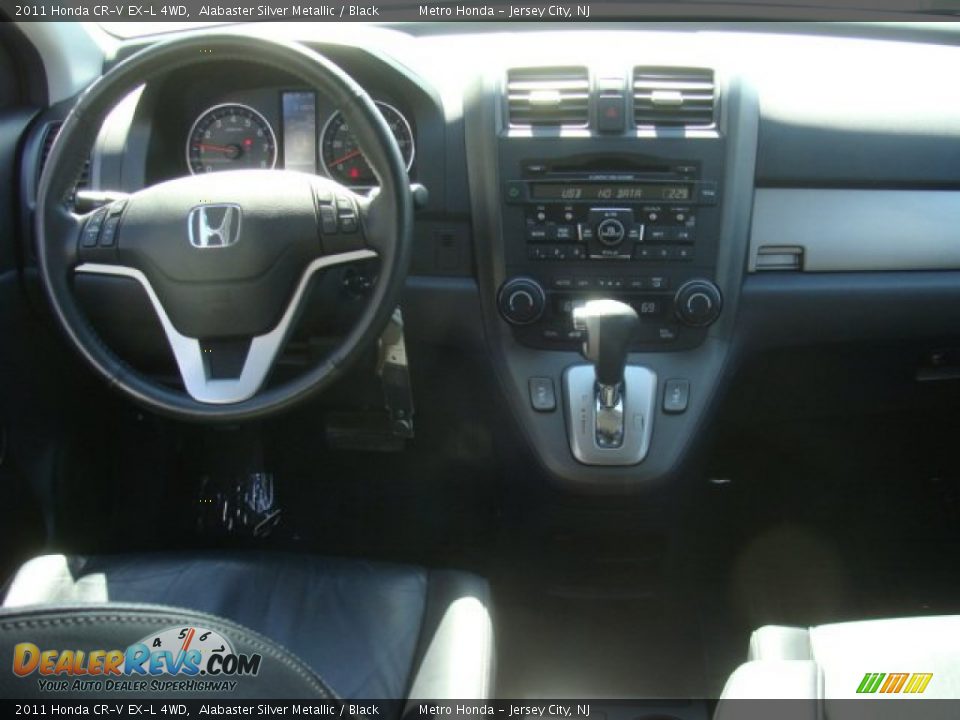 2011 Honda CR-V EX-L 4WD Alabaster Silver Metallic / Black Photo #10