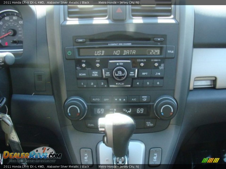 2011 Honda CR-V EX-L 4WD Alabaster Silver Metallic / Black Photo #12