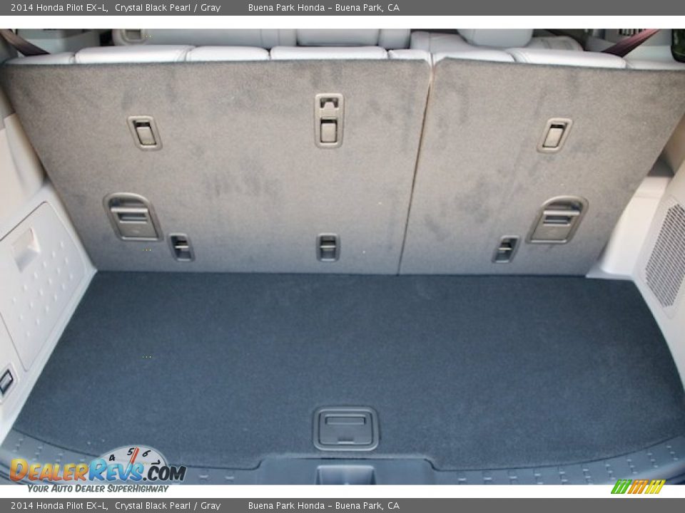 2014 Honda Pilot EX-L Crystal Black Pearl / Gray Photo #18