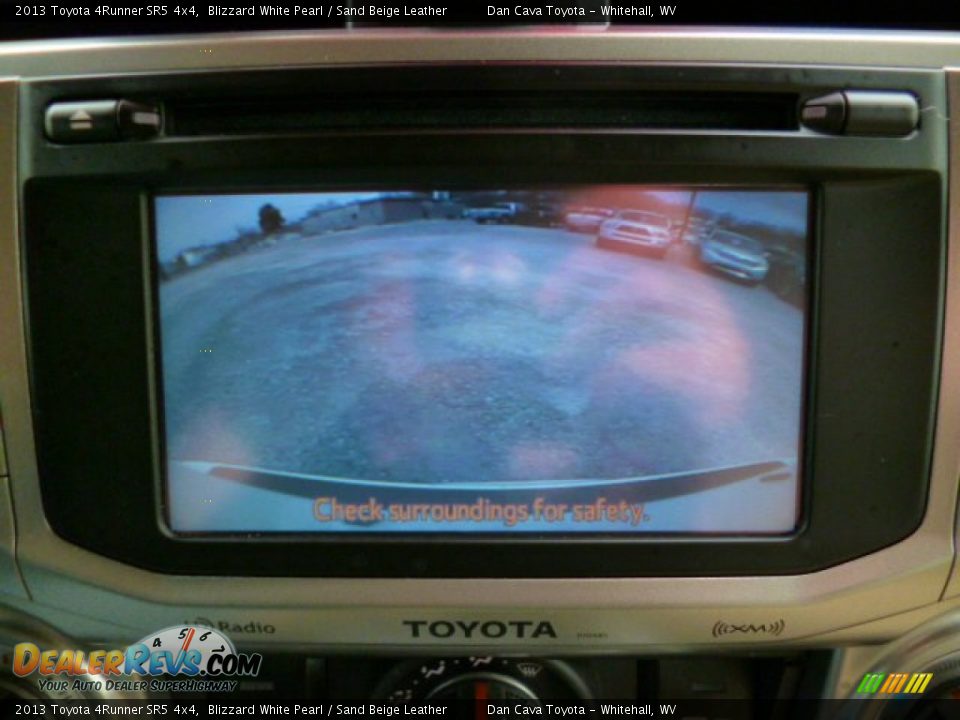 2013 Toyota 4Runner SR5 4x4 Blizzard White Pearl / Sand Beige Leather Photo #13