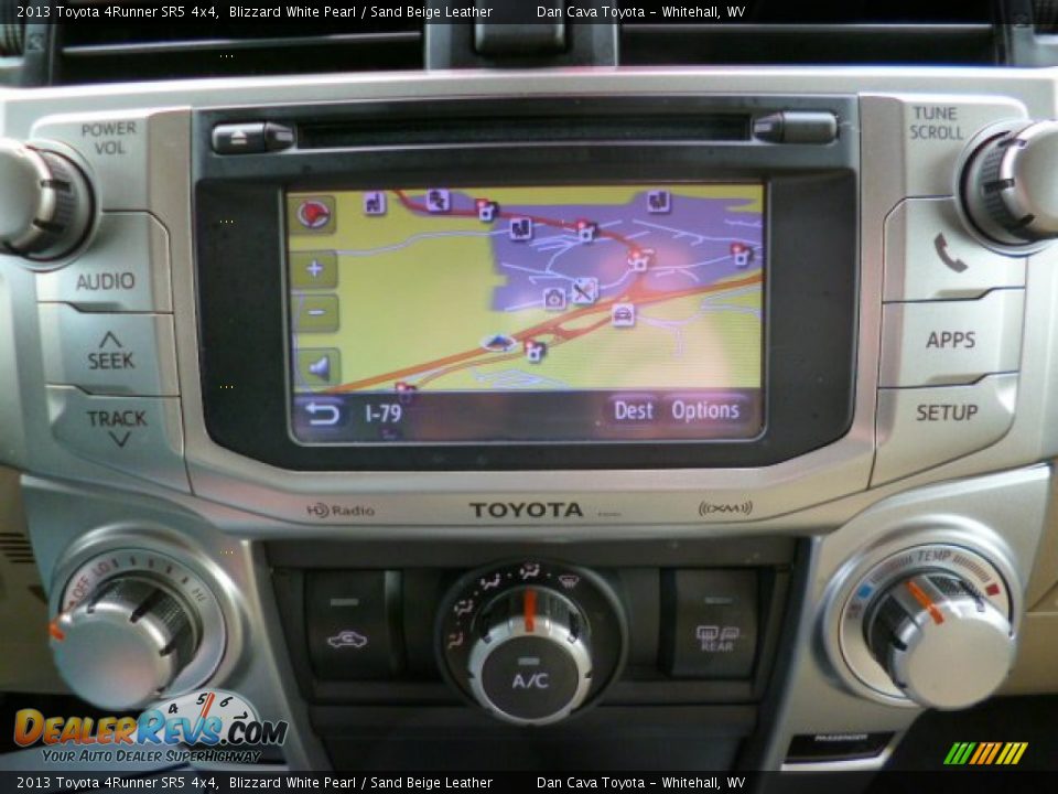 2013 Toyota 4Runner SR5 4x4 Blizzard White Pearl / Sand Beige Leather Photo #14