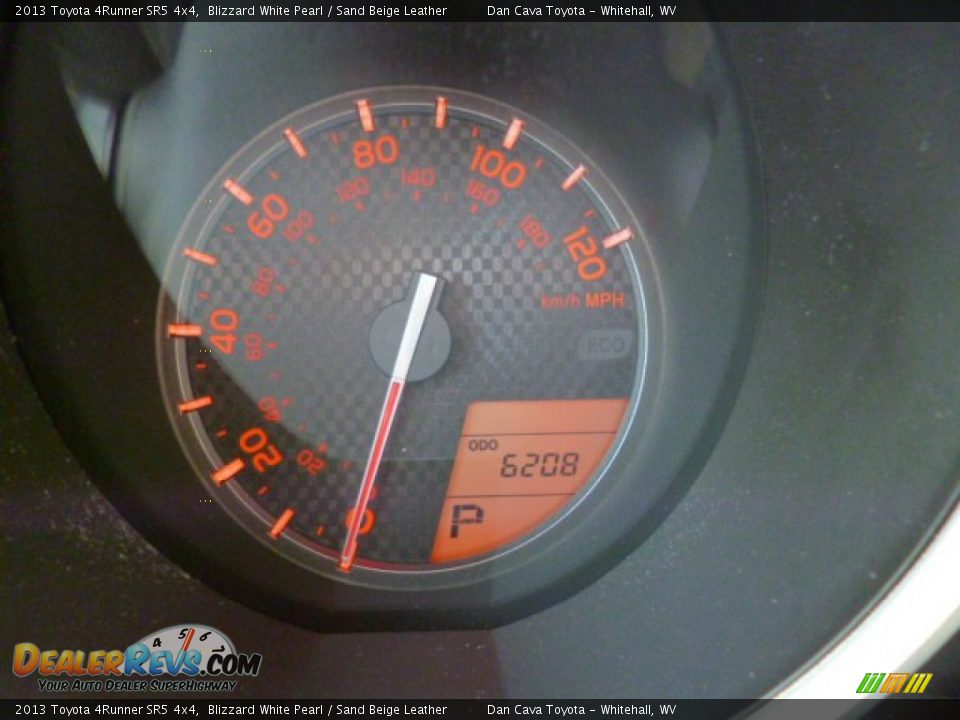 2013 Toyota 4Runner SR5 4x4 Blizzard White Pearl / Sand Beige Leather Photo #15