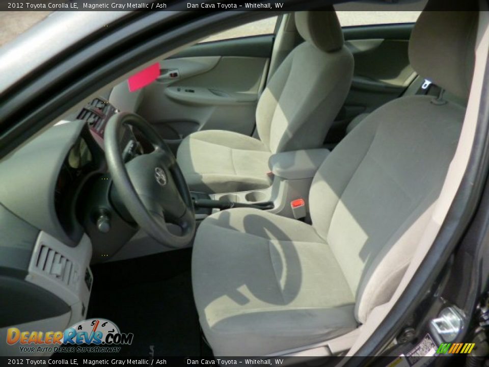 2012 Toyota Corolla LE Magnetic Gray Metallic / Ash Photo #11