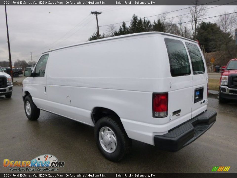 2014 Ford E-Series Van E250 Cargo Van Oxford White / Medium Flint Photo #6