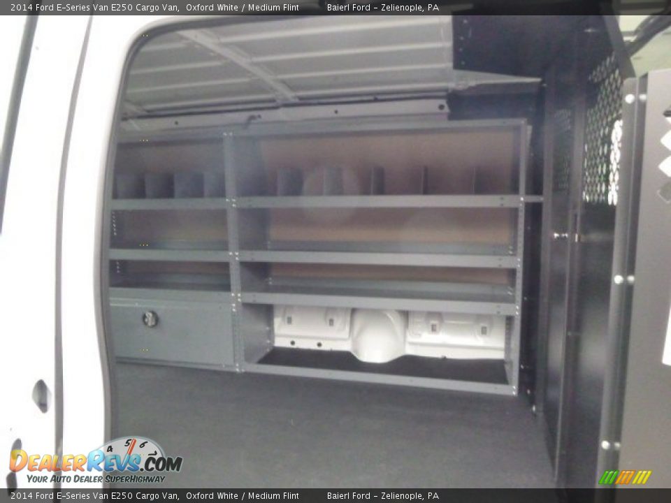 2014 Ford E-Series Van E250 Cargo Van Oxford White / Medium Flint Photo #10