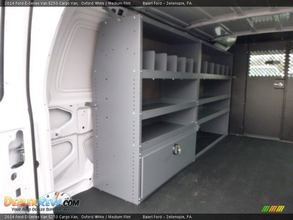 2014 Ford E-Series Van E250 Cargo Van Oxford White / Medium Flint Photo #11