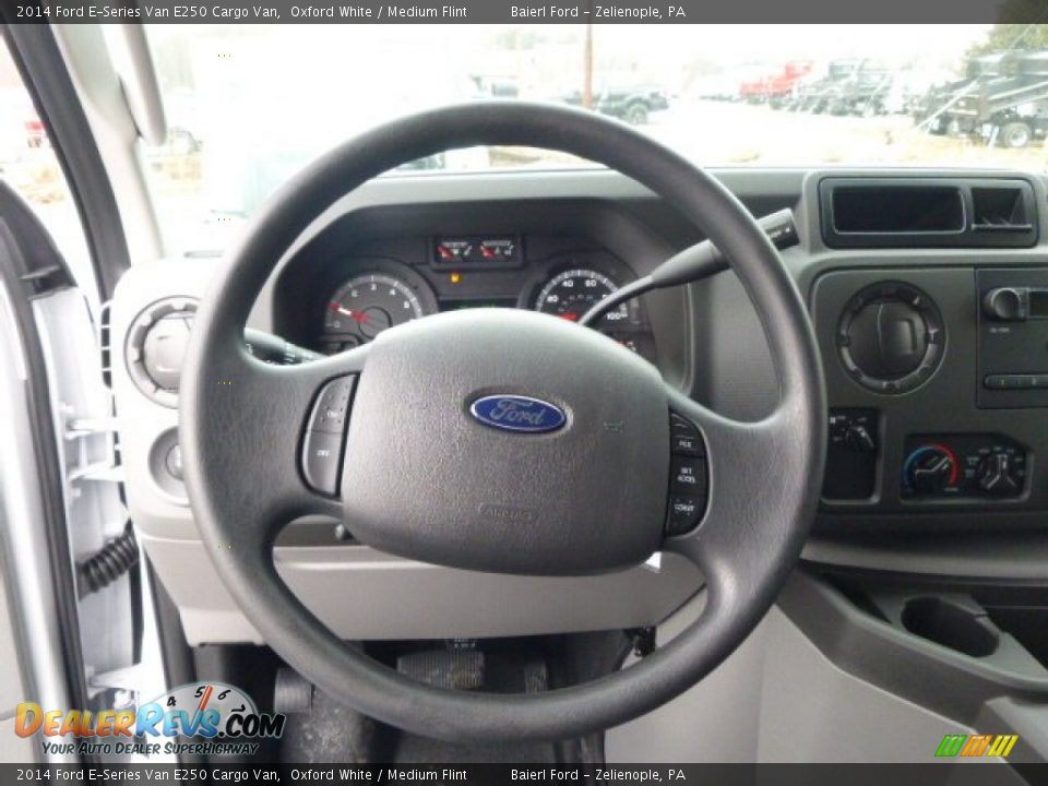 2014 Ford E-Series Van E250 Cargo Van Oxford White / Medium Flint Photo #18