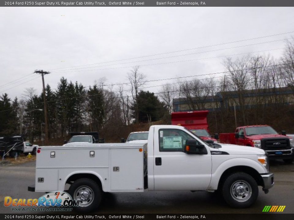 2014 Ford F250 Super Duty XL Regular Cab Utility Truck Oxford White / Steel Photo #1
