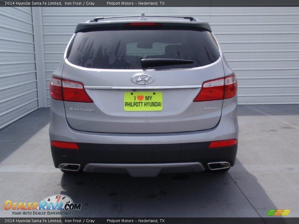 2014 Hyundai Santa Fe Limited Iron Frost / Gray Photo #5