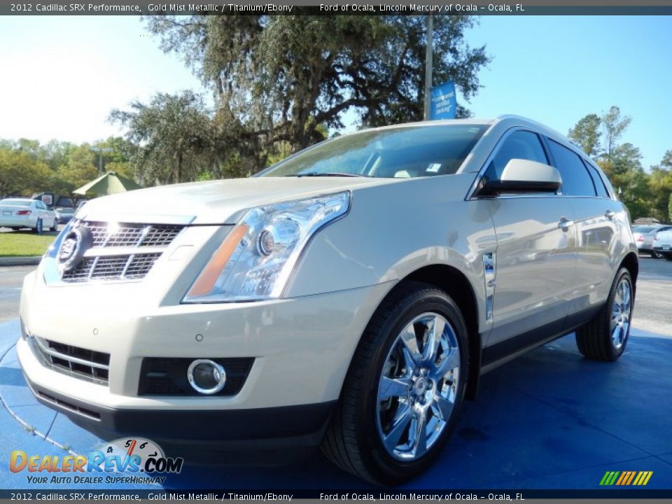 2012 Cadillac SRX Performance Gold Mist Metallic / Titanium/Ebony Photo #1