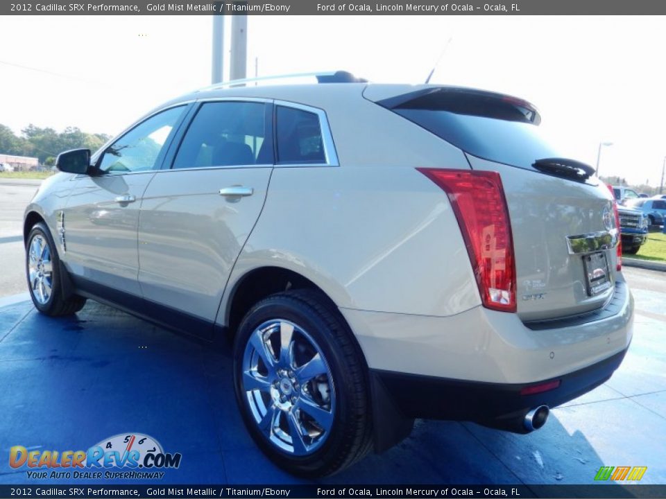 2012 Cadillac SRX Performance Gold Mist Metallic / Titanium/Ebony Photo #3