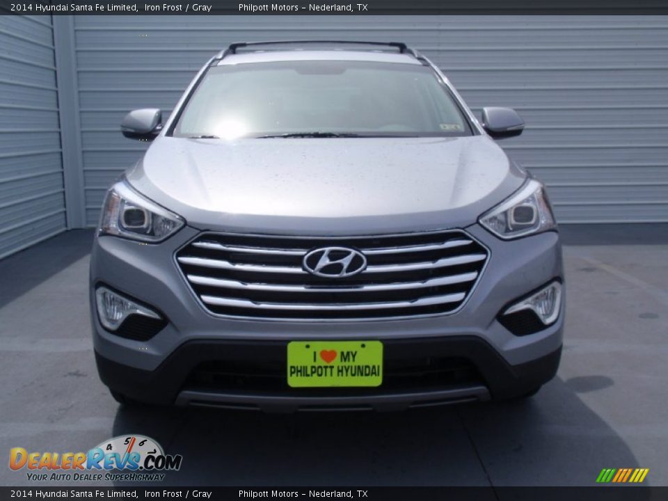 2014 Hyundai Santa Fe Limited Iron Frost / Gray Photo #8