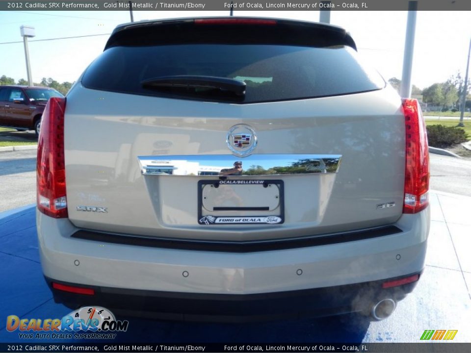 2012 Cadillac SRX Performance Gold Mist Metallic / Titanium/Ebony Photo #4