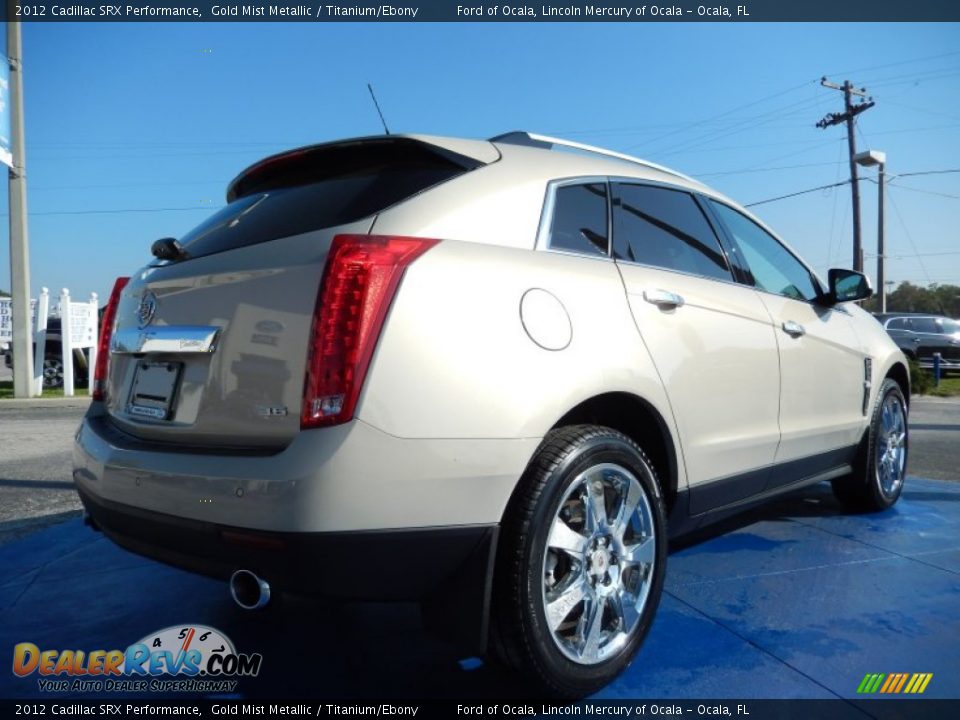 2012 Cadillac SRX Performance Gold Mist Metallic / Titanium/Ebony Photo #5