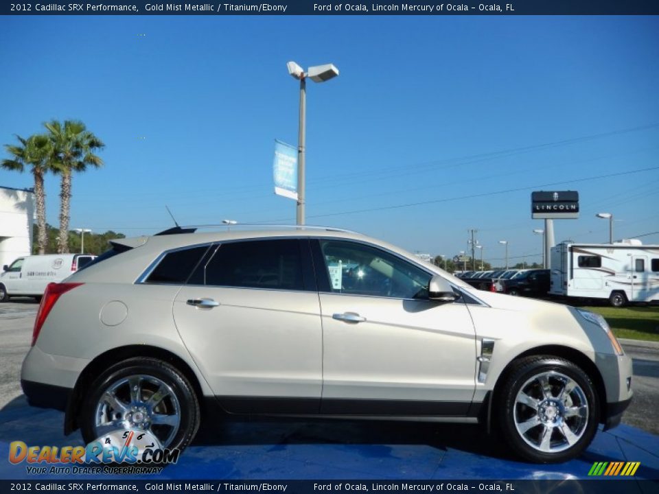 2012 Cadillac SRX Performance Gold Mist Metallic / Titanium/Ebony Photo #6