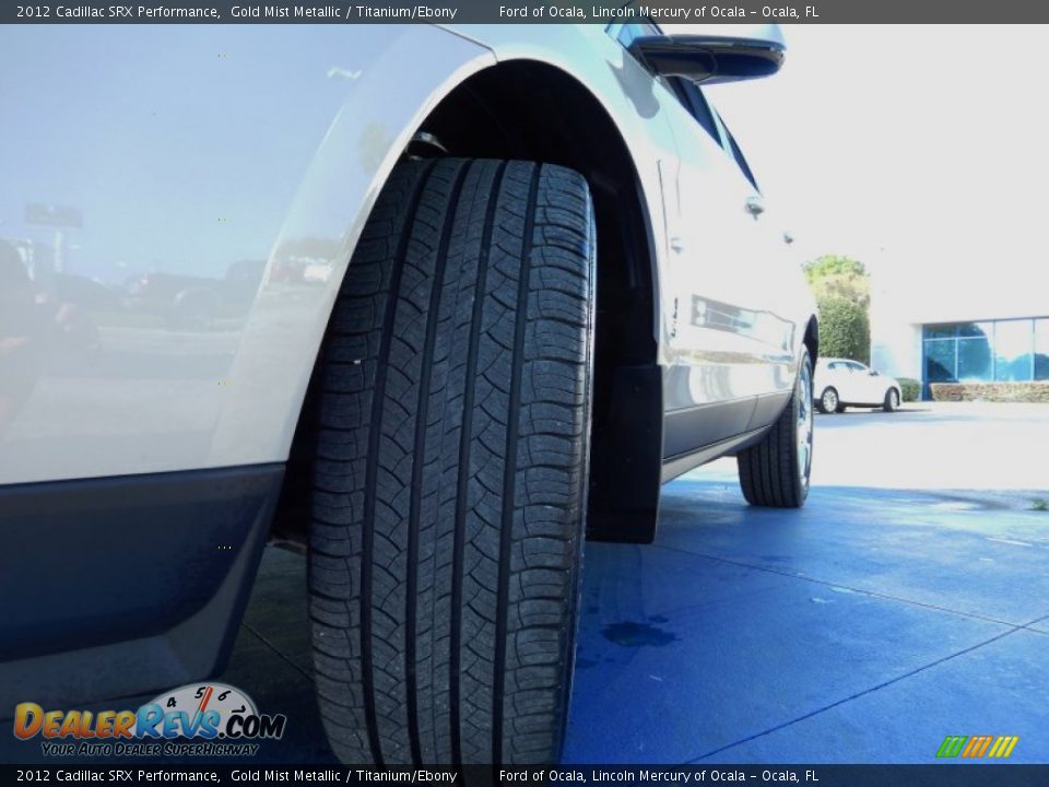 2012 Cadillac SRX Performance Gold Mist Metallic / Titanium/Ebony Photo #12