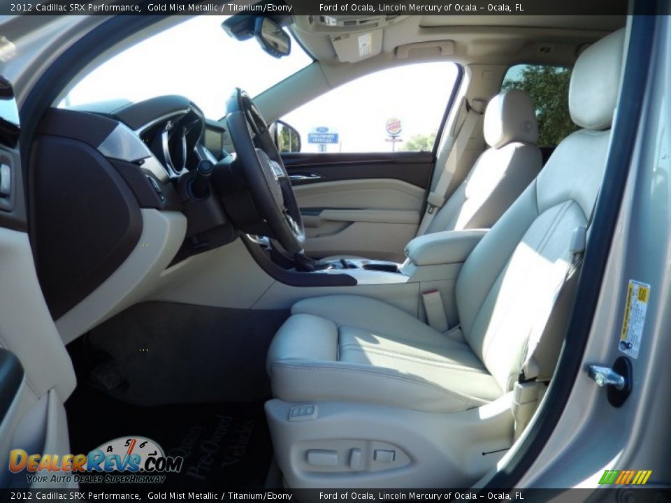 2012 Cadillac SRX Performance Gold Mist Metallic / Titanium/Ebony Photo #13