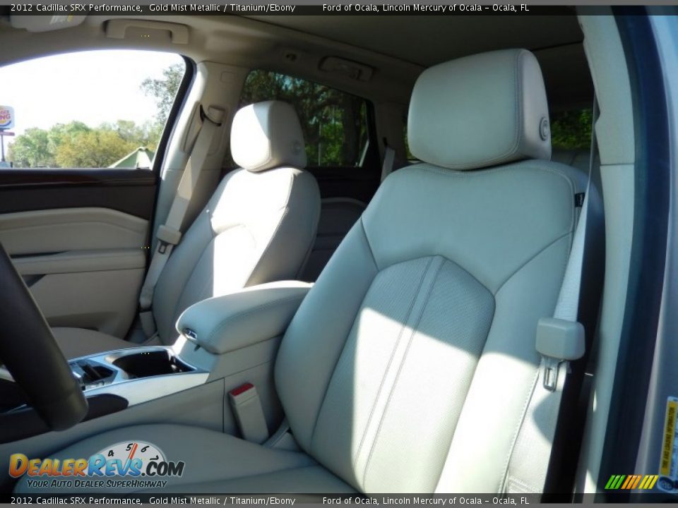 2012 Cadillac SRX Performance Gold Mist Metallic / Titanium/Ebony Photo #14