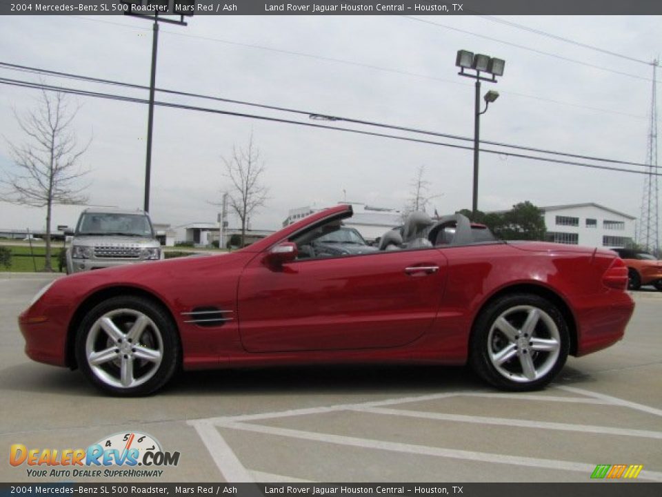 Mars Red 2004 Mercedes-Benz SL 500 Roadster Photo #5