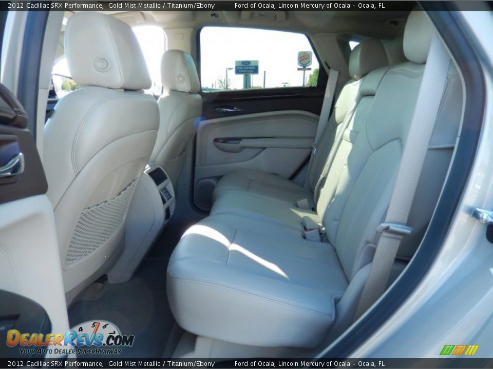 2012 Cadillac SRX Performance Gold Mist Metallic / Titanium/Ebony Photo #16