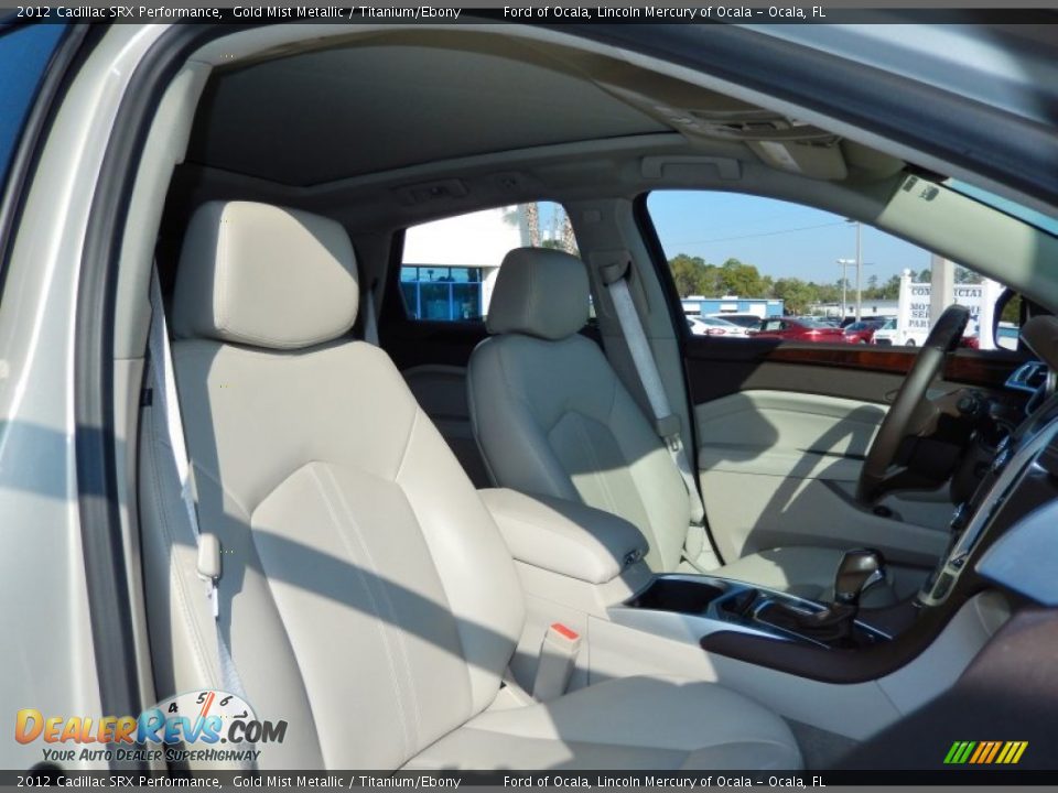 2012 Cadillac SRX Performance Gold Mist Metallic / Titanium/Ebony Photo #19