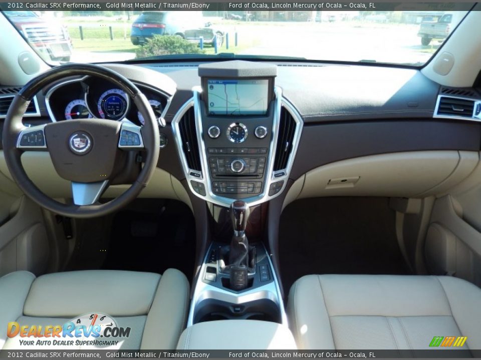 2012 Cadillac SRX Performance Gold Mist Metallic / Titanium/Ebony Photo #21