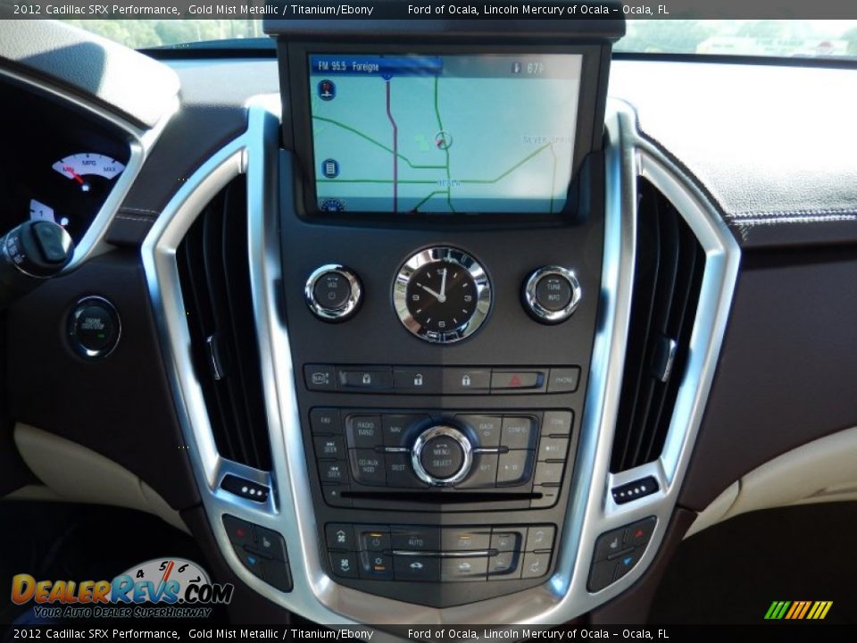 2012 Cadillac SRX Performance Gold Mist Metallic / Titanium/Ebony Photo #24