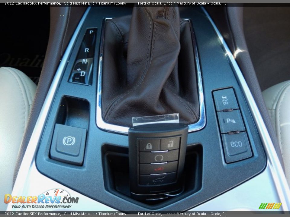 2012 Cadillac SRX Performance Gold Mist Metallic / Titanium/Ebony Photo #25