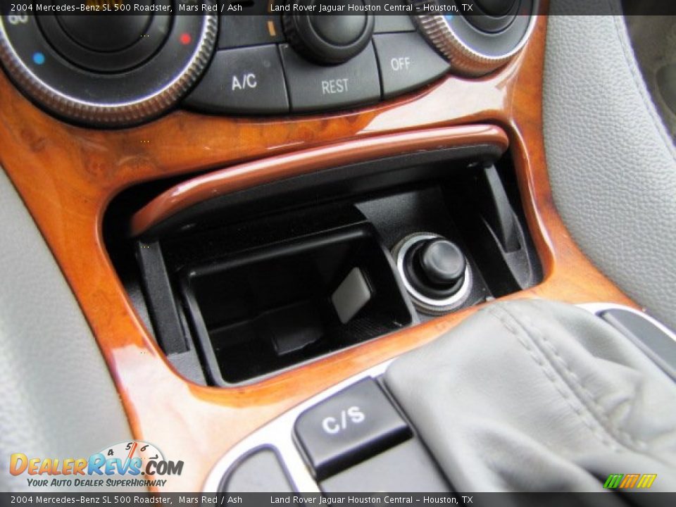 2004 Mercedes-Benz SL 500 Roadster Mars Red / Ash Photo #24