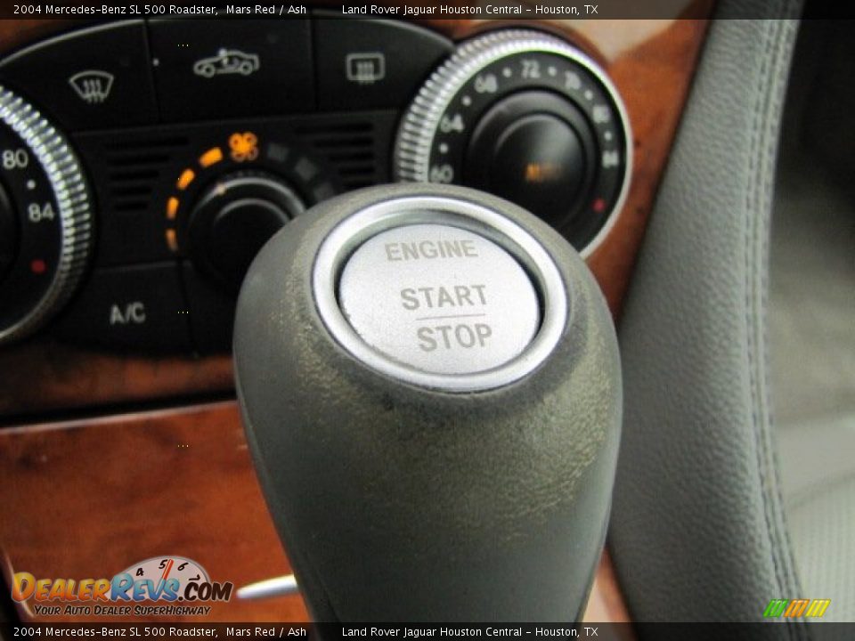 2004 Mercedes-Benz SL 500 Roadster Mars Red / Ash Photo #25