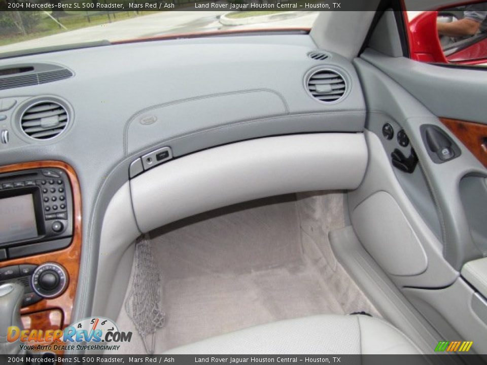 2004 Mercedes-Benz SL 500 Roadster Mars Red / Ash Photo #26