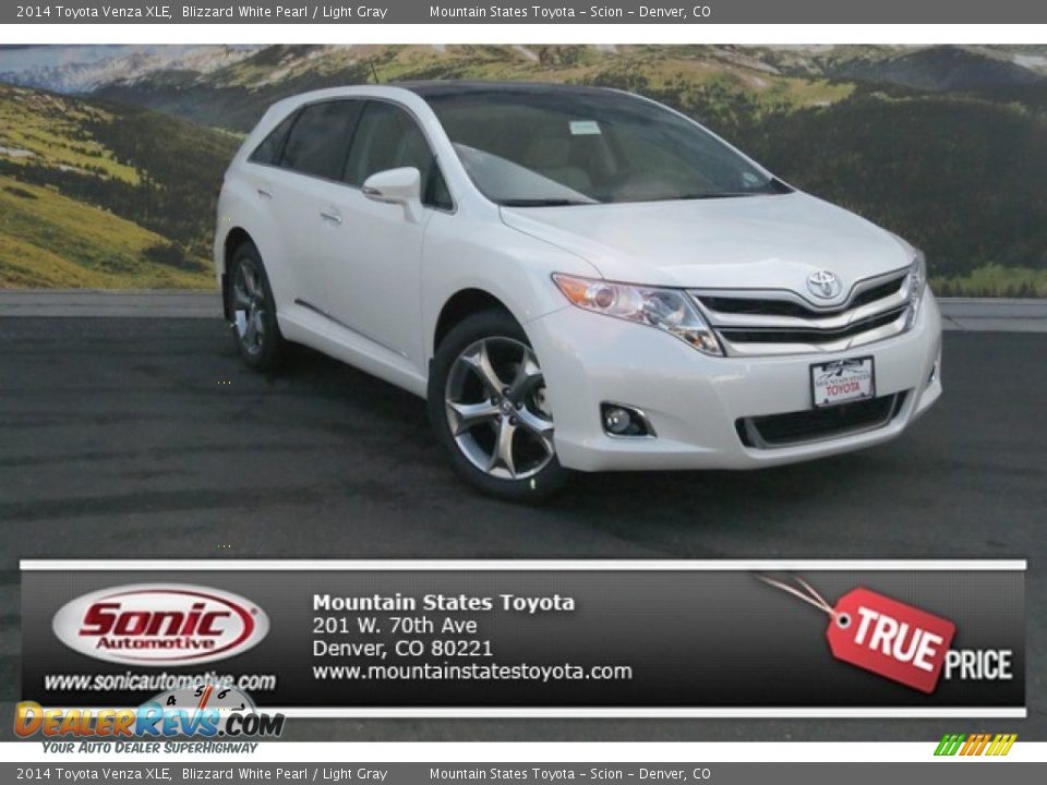 2014 Toyota Venza XLE Blizzard White Pearl / Light Gray Photo #1